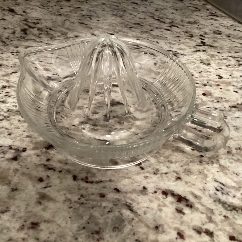 Vintage Glass Citrus Juicer